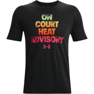 Image of Under Armour Basketball Heat Short Sleeve T Shirt Mens - Black