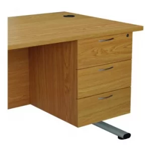 Image of Jemini 655 Fixed Pedestal 3 Drawer Nova Oak KF74421