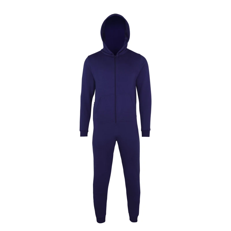 Image of Colortone Comfy Co Plain All In One Onesie in Navy Size: 12-13 Years Navy Unisex 12-13 Years