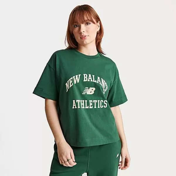 Image of Womens New Balance Athletics Varsity Boxy T-Shirt