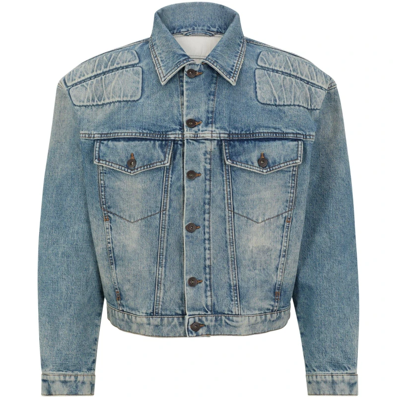 Image of Boss Mens Little Rock Bc Denim Jacket Turq/Aqua male S