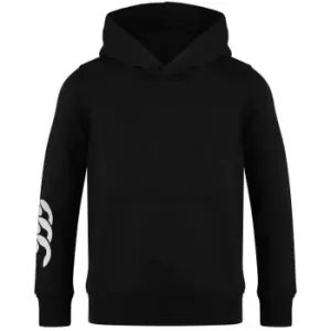 Image of Canterbury Childrens/Kids Club Hoodie (6 Years) (Black)