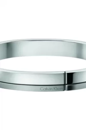Image of Mens Calvin Klein Stainless Steel Medium Constructed Bangle KJ3PMD09010M