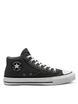 Image of Converse Chuck Taylor All Star Malden Street Workwear Canvas Mid, Grey/White, Size 7, Men