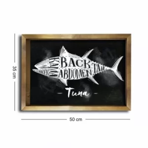 Image of 3550AHS-042 Multicolor Decorative Framed MDF Painting