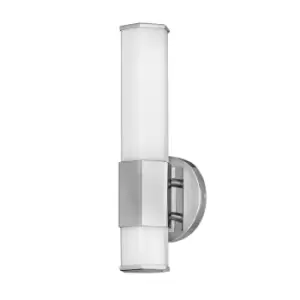 Image of Hinkley Facet Integrated LED Bathroom Wall Lamp Polished Chrome, 3000K, IP44