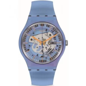 Image of Unisex Swatch Shimmer Blue Watch
