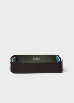 Image of Paul Smith Leather Colour Block Medium Tray