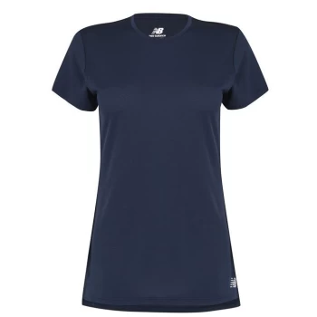 Image of New Balance Running T Shirt Ladies - Blue