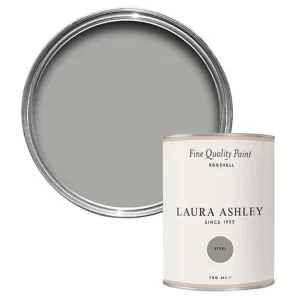 Image of Laura Ashley Steel Eggshell Emulsion Paint, 750Ml
