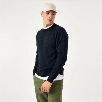 Image of Jack Wills Graphic Knitted Jumper - Navy