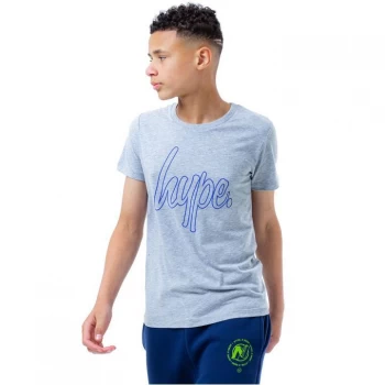 Image of Hype x Nerf Logo Kids T-Shirt - Grey Marl