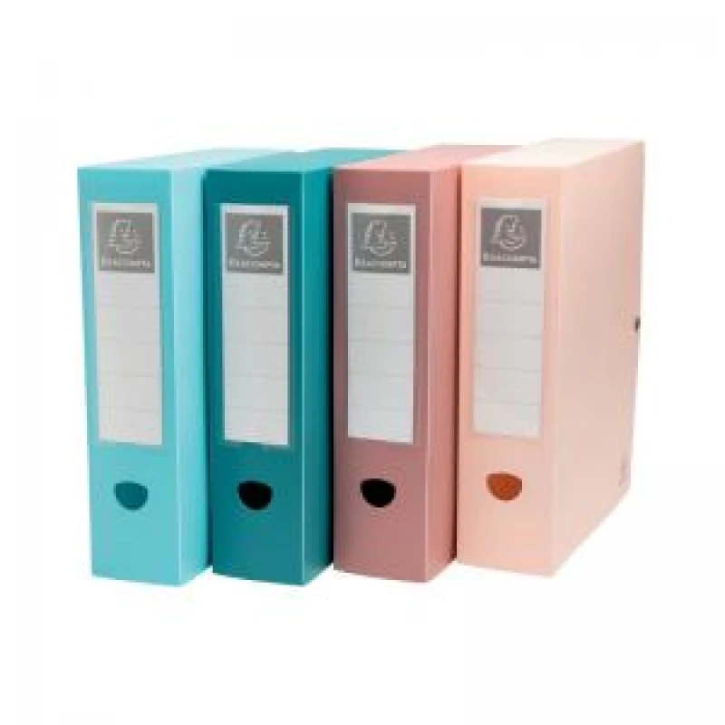 Image of Exacompta Skandi Recycled Filing Box 80mm Spine A4 Assorted (6 Pack) 89370E