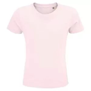 Image of SOLS Childrens/Kids Crusader Organic T-Shirt (8 Years) (Pale Pink)