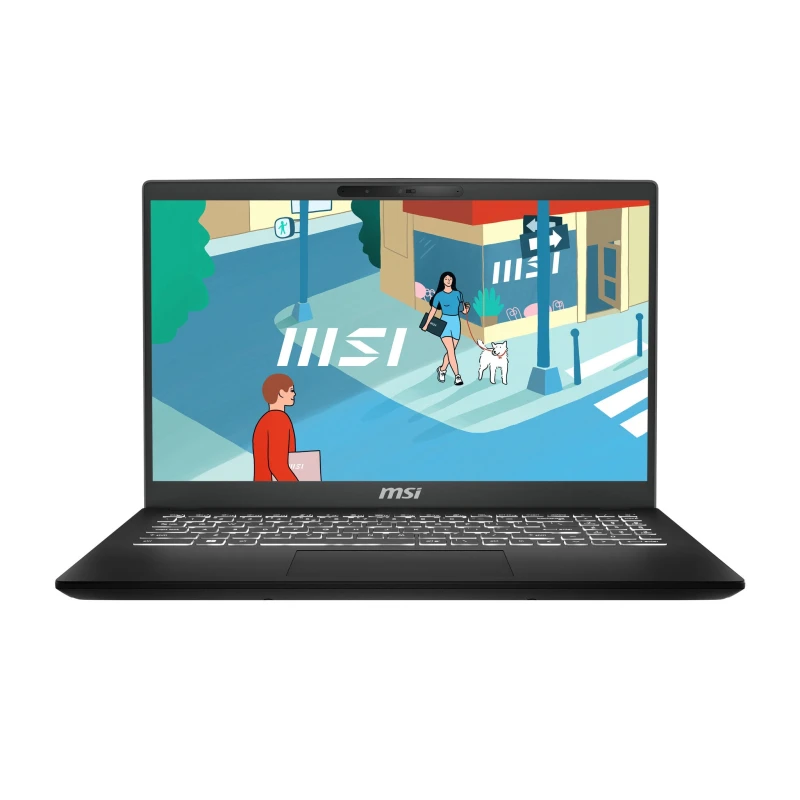 Image of MSI Modern 15 H C13M-275UK Intel Core i5 i5-13420H Laptop 39.6cm (15.6") Full HD 16GB DDR4-SDRAM 512GB SSD WiFi 6E (802.11ax) Windows 11 Hom