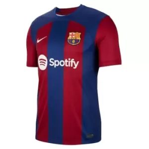 Image of Nike Barcelona Home Shirt 2023 2024 Adults - Blue