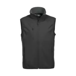 Image of Clique Mens Basic Softshell Gilet (M) (Black)