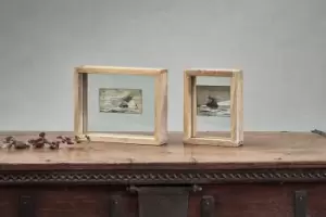 Image of Nkuku Indu Standing Wooden Frame Photo Frames Brown "6 x 8"