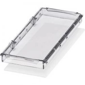 Image of DIN rail casing lid 45 x 107.6 x 8 Polycarbonate PC Transp