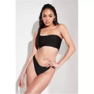 Image of I Saw It First Black Boomerang Bikini Bottom - Black
