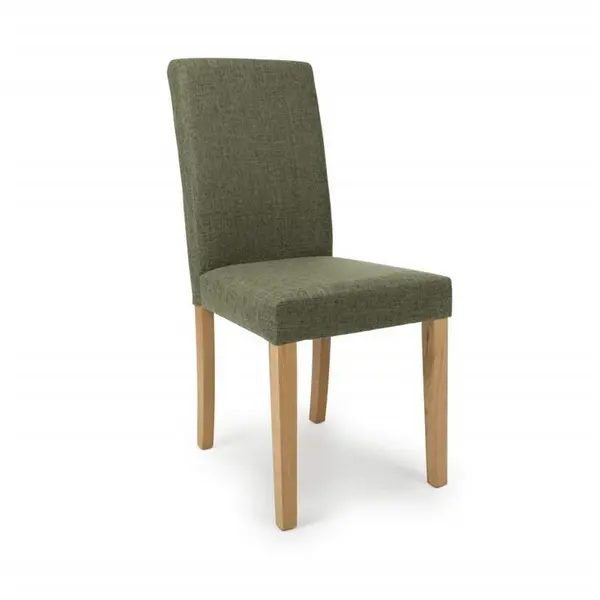 Image of Shankar Finley Linen Effect Sage Green Dining Chairs - Green 534391cm