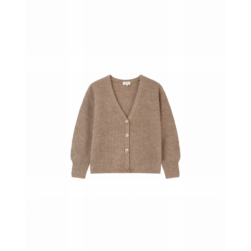 Image of Grace & Mila Womens cardigan Grace & Mila LAMIA TAUPE Marron Female M/L