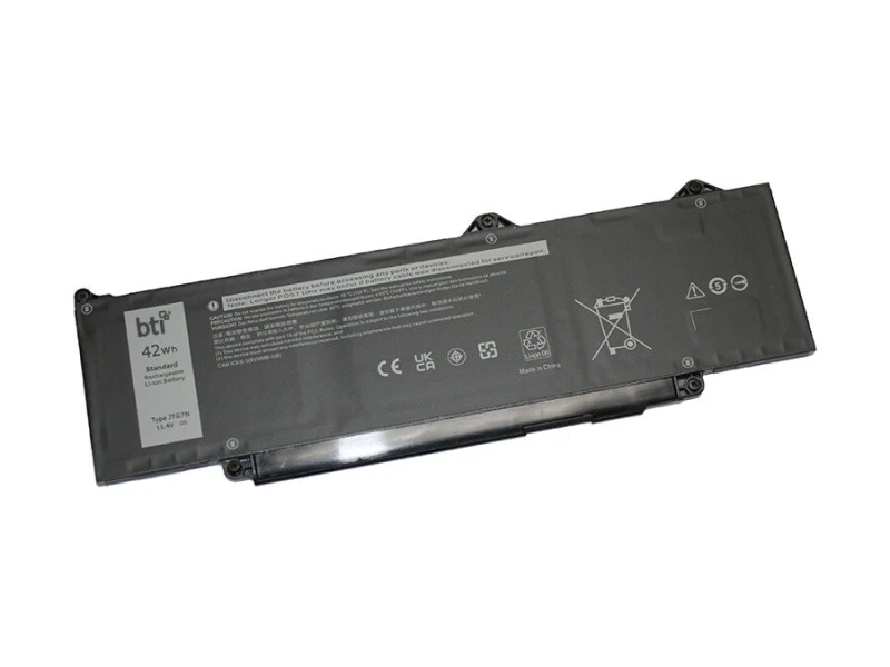 Image of BTI BTI 542WP compatible 42Wh 3-cell battery for DELL LATITUDE 3340 3440 3540 5340 5340 2in1 542WP-BTI