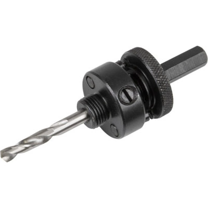 Image of Loops Hole Saw Hex Mandrel Bit - 32mm to 152mm Diameter - Holesaw Drill Arbor Metallics