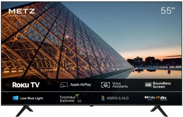 Image of Metz 55'' 55MRD6000ZUK Smart 4K Ultra HD DLED TV