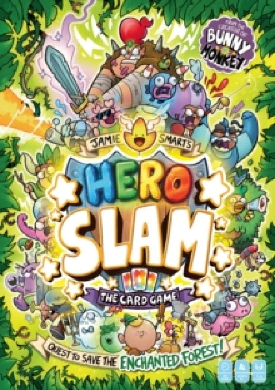 Image of Jamie Smarts Hero Slam : Quest to Save the Enchanted Forest: A card game by the no 1 bestselling creator of Bunny vs Monkey Cards