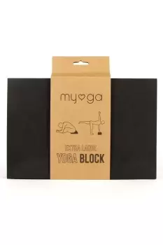 Image of Extra Large Foam Yoga Block - Black