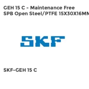 Image of GEH 15 C - Maintenance Free SPB Open Steel/PTFE 15X30X16MM