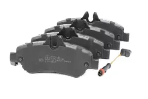 Image of JP GROUP Brake pad set VW,MERCEDES-BENZ 1163707610 04862602AA,K04862602AA,4862602AA 0044206920,0084205120,9064230400,A0044206920,A0084205120,2E0698451