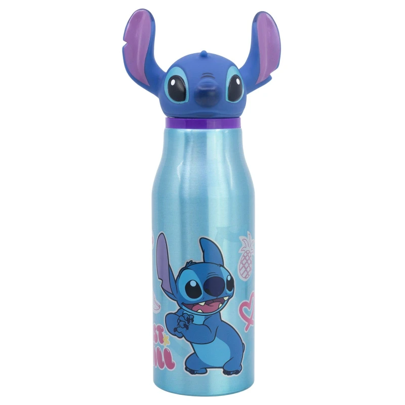 Image of Stitch 3D Aluminium Bottle, Multi 75052