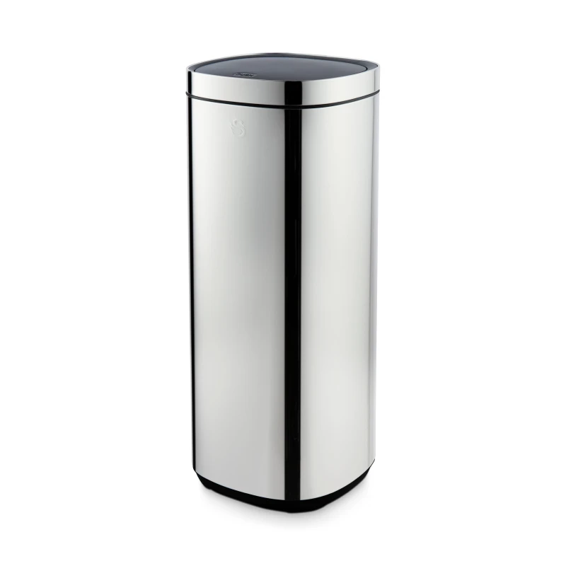 Image of Swan 50L Touch Bin Bins Medium Silver 72907611390