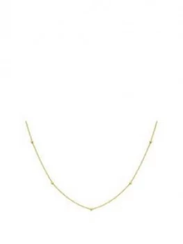 Image of Love Gold 9Ct Yellow Gold Diamond Cut Ball And Twist Curb Chain