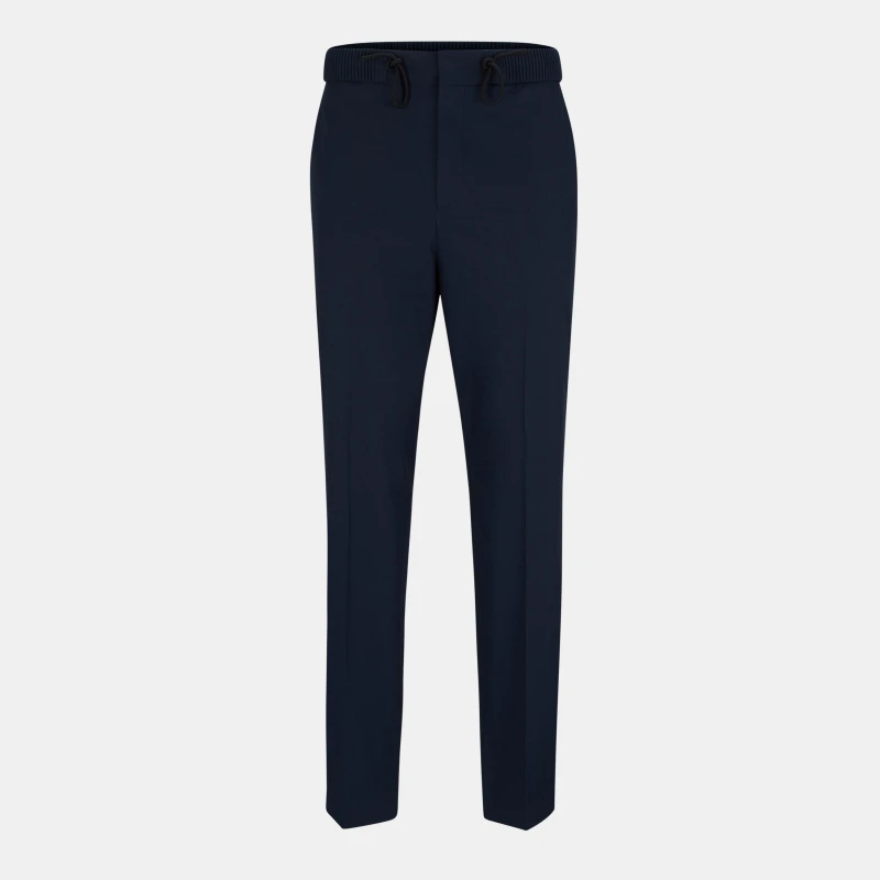 Image of Hugo Mens Straight Leg Trousers Dark Blue male 28W R
