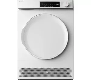 Image of Sharp KD-NCB8S7PW9 8KG Condenser Tumble Dryer