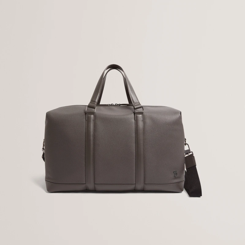 Image of Ted Baker Ted PebblePU Holdall Sn62 Charcoal male One Size