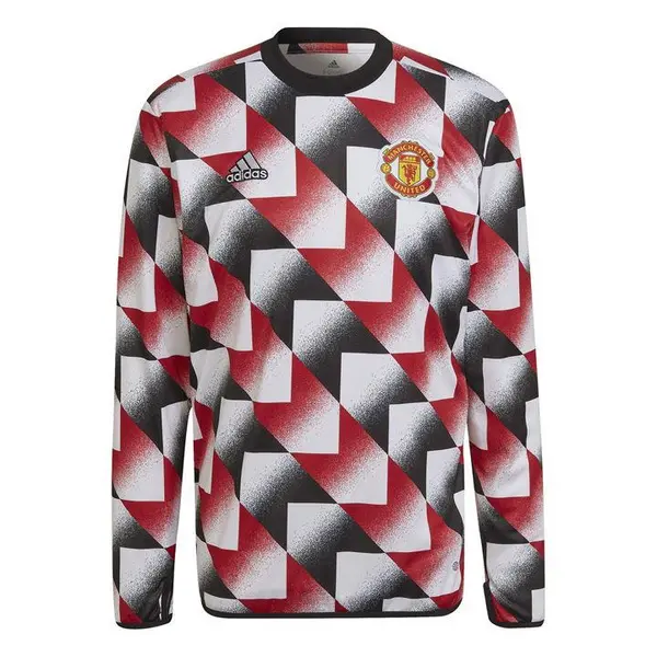 Image of adidas Manchester United Warm Up Top 2022 2023 Adults - Multi L