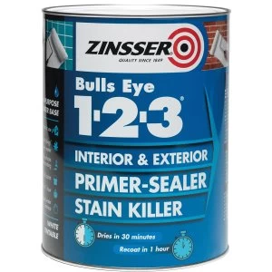 Image of Zinsser Primer - Sealer Bulls Eye 123 - 1 Litre