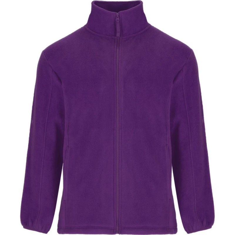 Image of ROLY ROLY Men Artic Full Zip Fleece Jacket in Purple Size: large Purple L Male 5063470577538