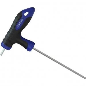Image of Faithfull Ball Ended T-Handle Hexagon Key 4mm