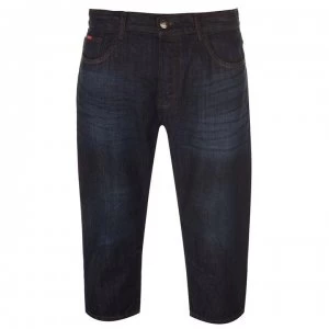 Image of Lee Cooper Denim Shorts Mens - Dark Wash