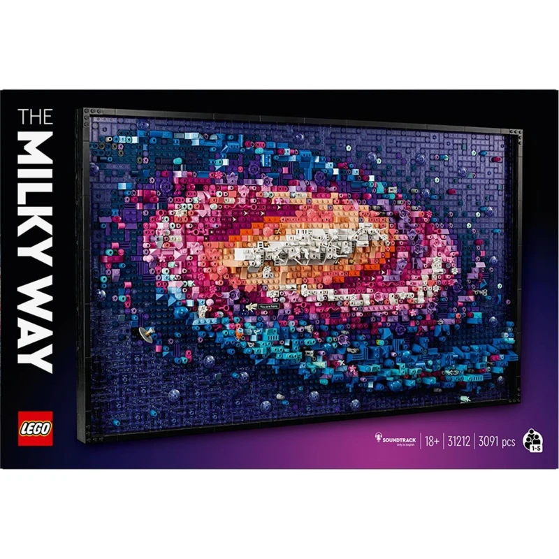 Image of LEGO LEGO ART The Milky Way Galaxy Wall Art Set for Adults 31212