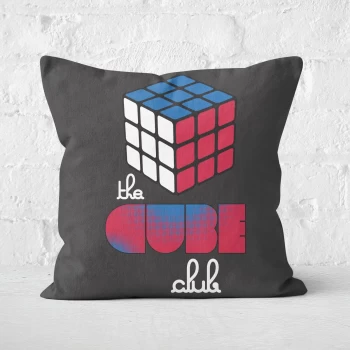 Image of The Cube Club Repeat Love Cube Cushion Square Cushion - 50x50cm - Soft Touch