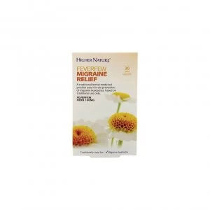 Image of Higher Nature Feverfew Migraine Relief 30s
