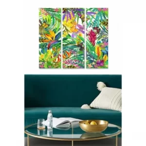 Image of MDF271082717 Multicolor Decorative MDF Painting (3 Pieces)