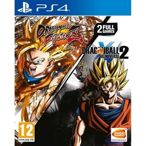 Image of Dragon Ball FighterZ & Dragon Ball Xenoverse 2 Double Pack PS4 Game