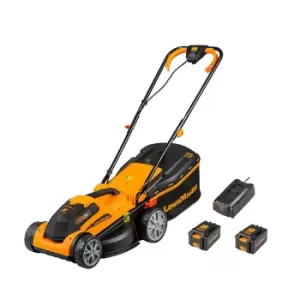 Image of LawnMaster CLMF2434G-01 34cm 24V Cordless Lawnmower